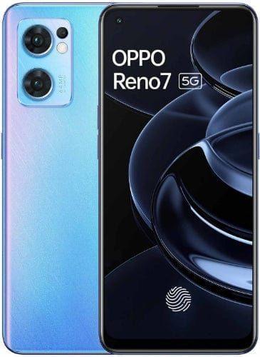Oppo Reno7 128GB in Startrails Blue in Excellent condition