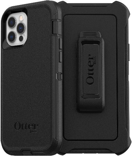 Otterbox Defender Series Phone Case for iPhone 12/12 Pro - Black
