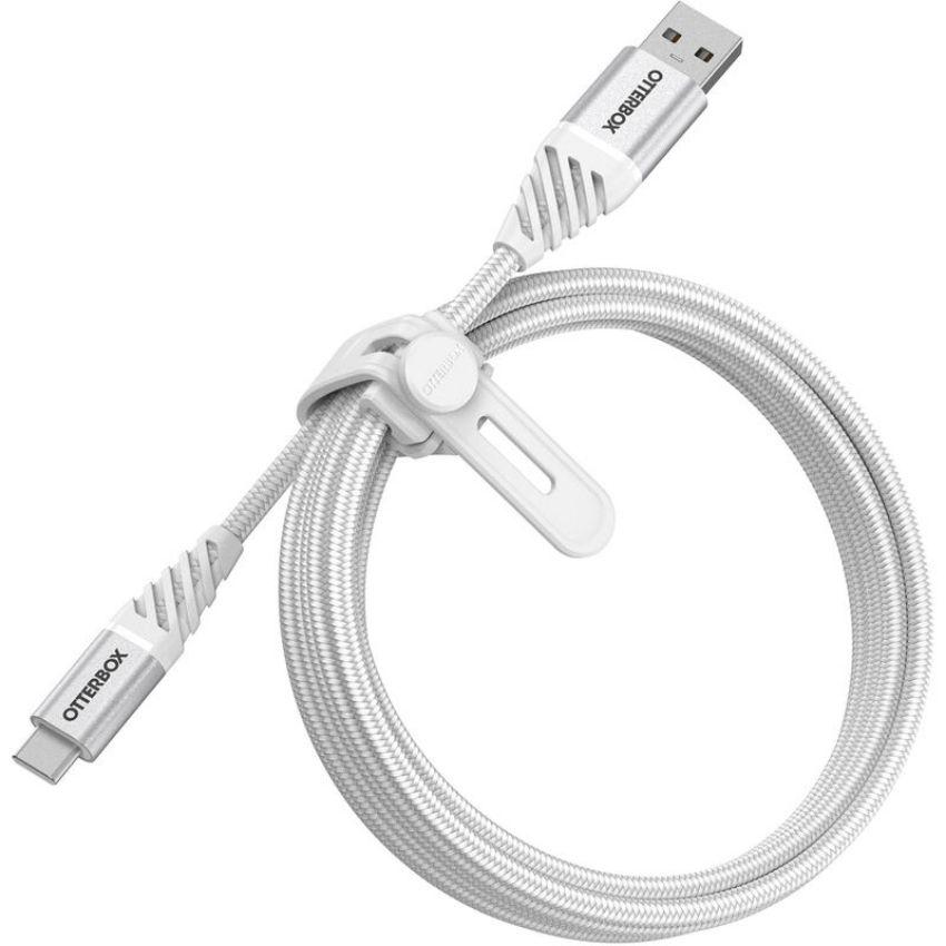 OtterBox Premium USB-C to USB-A Cable (2M) - Cloud White