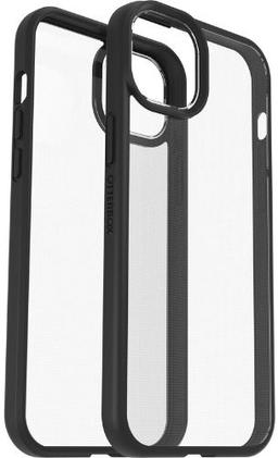 OtterBox React Phone Case For iPhone 15 - Black Crystal (Clear/Black)
