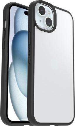 OtterBox React Phone Case For iPhone 15 - Black Crystal (Clear/Black)