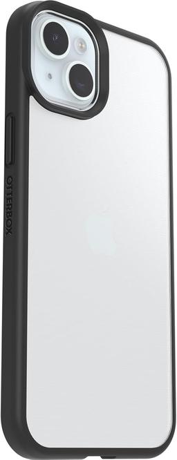 OtterBox React Phone Case For iPhone 15 - Black Crystal (Clear/Black)
