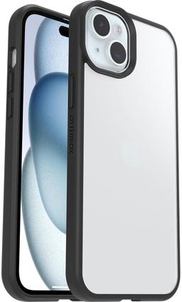 OtterBox OtterBox React Phone Case For iPhone 15 Plus - Black Crystal (Clear/Black)