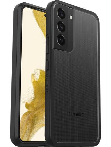 Otterbox  React Series Phone Case for Galaxy S22 - Black Crystal (Clear/Black) - Brand New