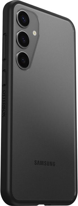 OtterBox React Series Phone Case for Galaxy S24+ - Black Crystal (Clear/Black)
