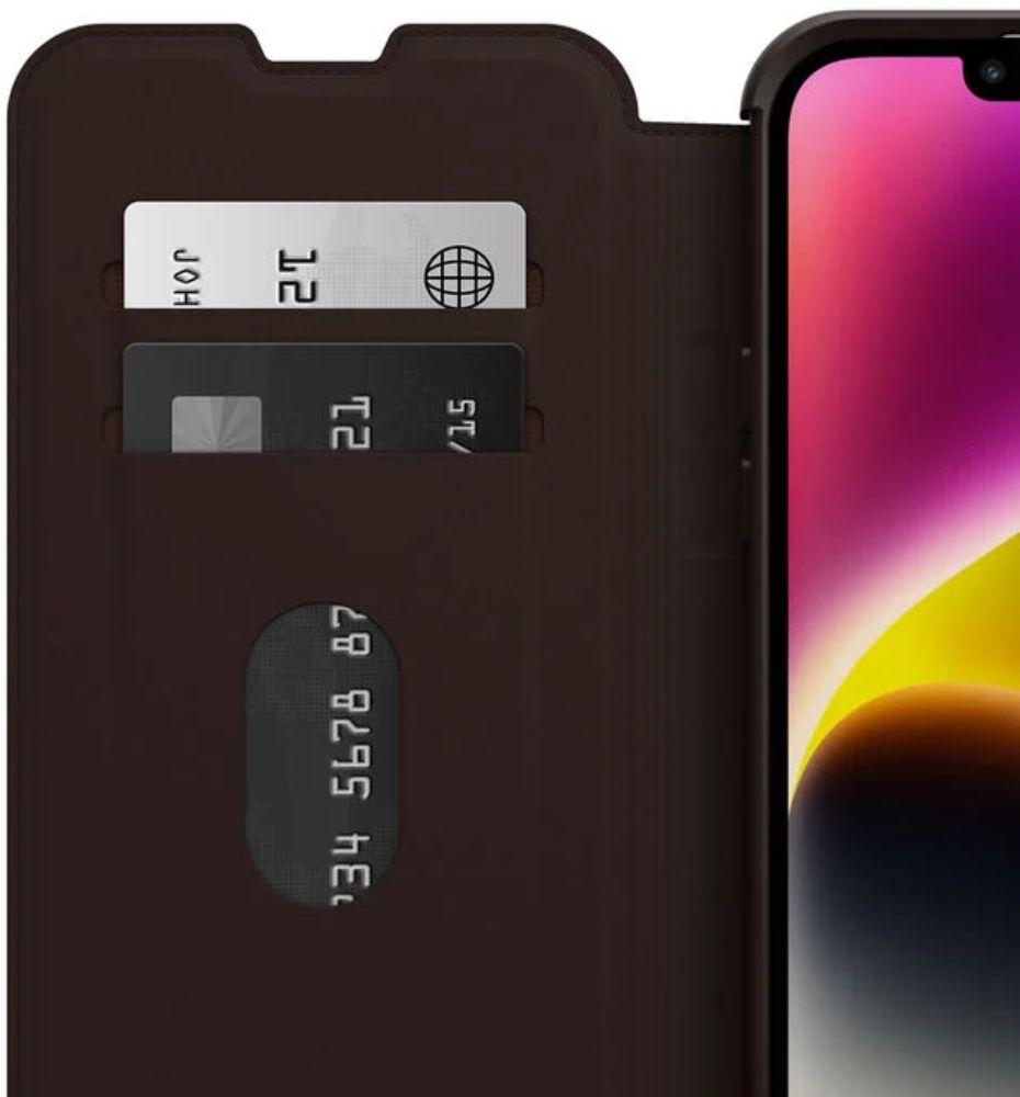 Otterbox Strada Series Phone Case for iPhone 14 Plus - Espresso (Brown)