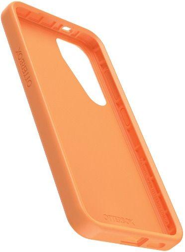 OtterBox Symmetry Series Phone Case for Galaxy S24 - Orange - Polycarbonate Layer | Thermoplastic Elastomer
