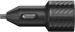 OtterBox USB-A Dual Port Car Charger (24W) - Black
