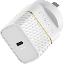 OtterBox USB-C Fast Charge Wall Charger (Type I) 18W - Cloud Dust (White)