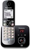 Panasonic Cordless Phone Single KXTG6821ALB - Black/Silver