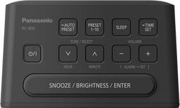 Panasonic FM Clock Radio RC-800GN-K - Black - Excellent