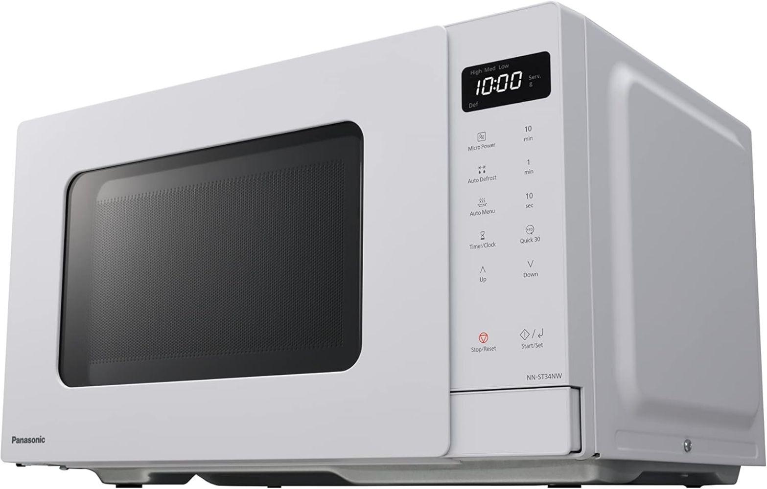 Panasonic NN-ST34NW 25L Solo Microwave Oven - Excellent - White
