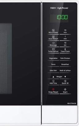 Panasonic NN-ST64JW 32L Inverter Microwave - Excellent - Silver/Black