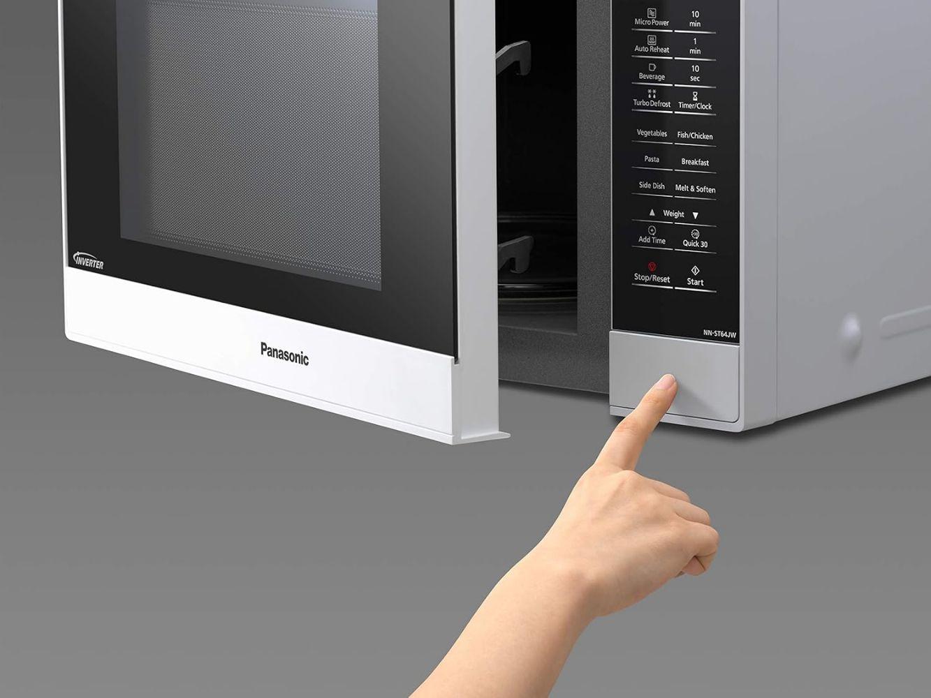Panasonic NN-ST64JW 32L Inverter Microwave - Excellent - Silver/Black