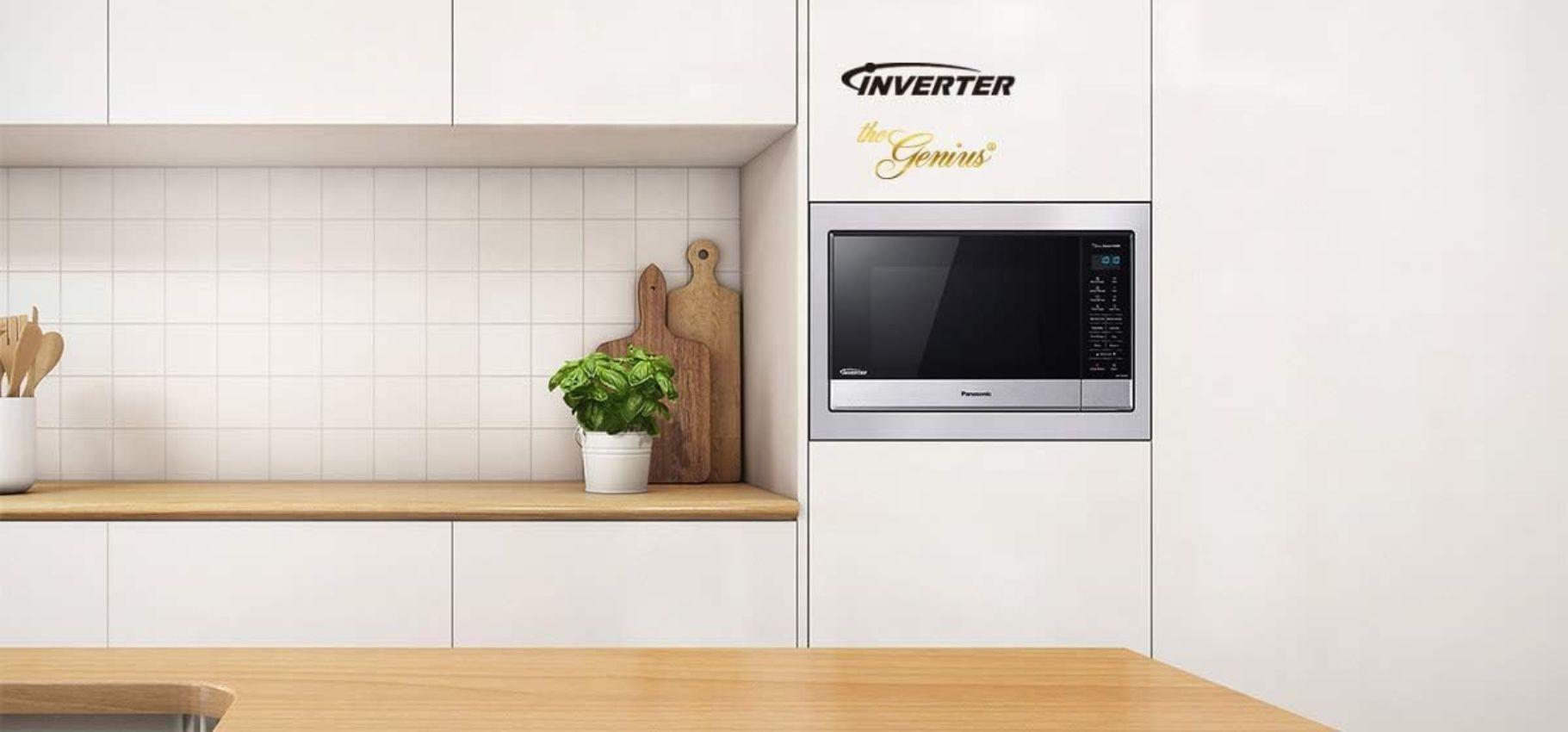 Panasonic NN-ST665B 32L Inverter Microwave Oven - Excellent - Silver/Black