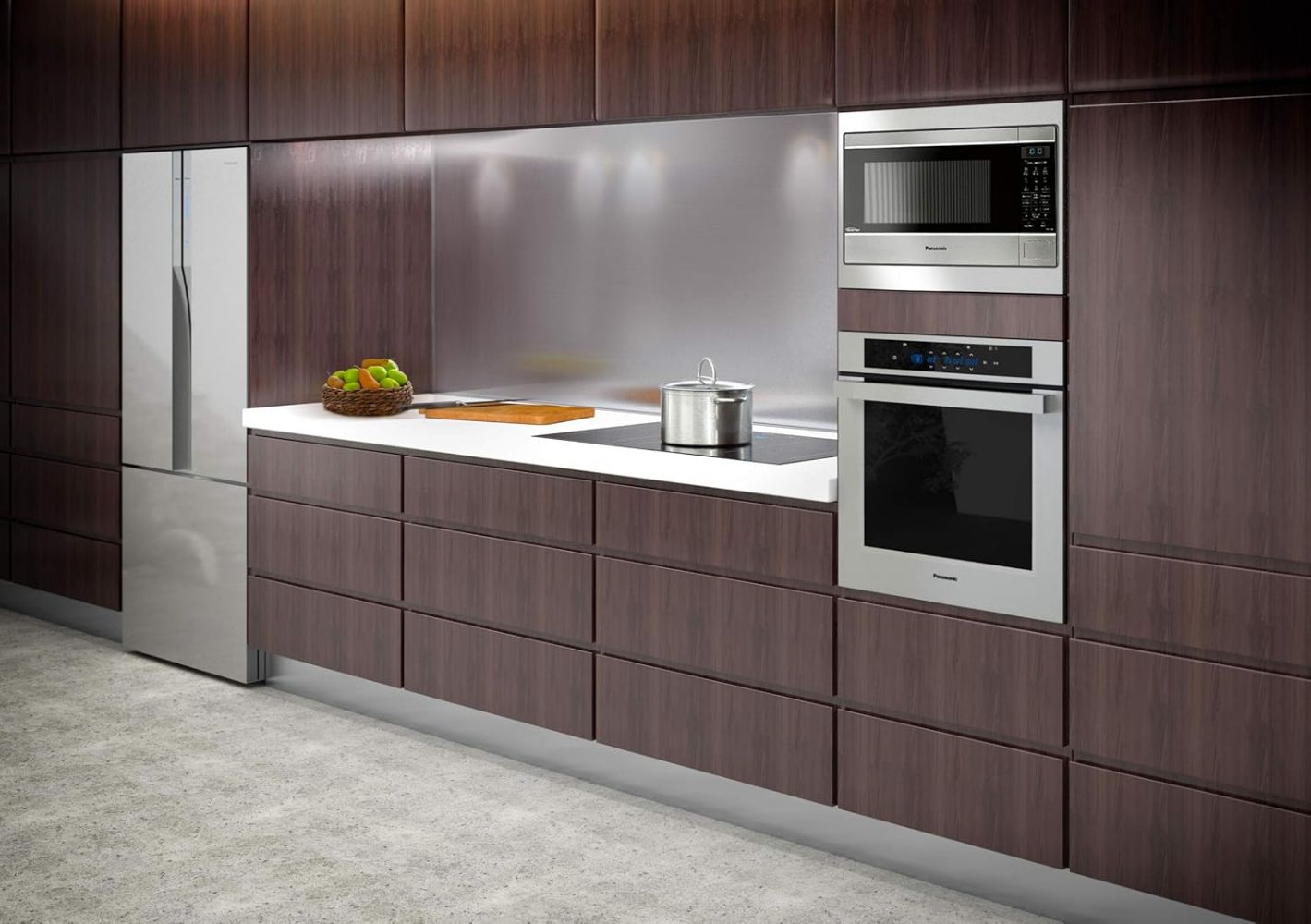 Panasonic NN-ST776S 44L Microwave Oven - Excellent - Silver/Black