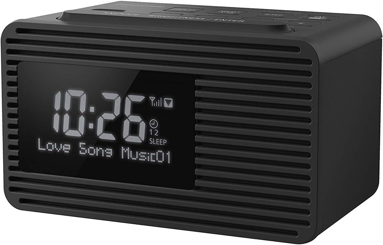 Panasonic RC-D8GN DAB+ / FM Clock Radio - Excellent - Black