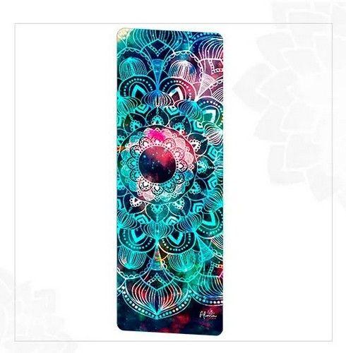 Alma Universal  PEACEFUL BEACH TOWEL unisex Eco-friendly beach gym camping towel sand free galaxy art made from recycled plastic bottles - Default - Brand New