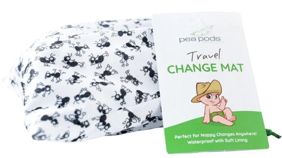 Pea Pods  Travel Change Mat - Dancing Ants - Over Stock