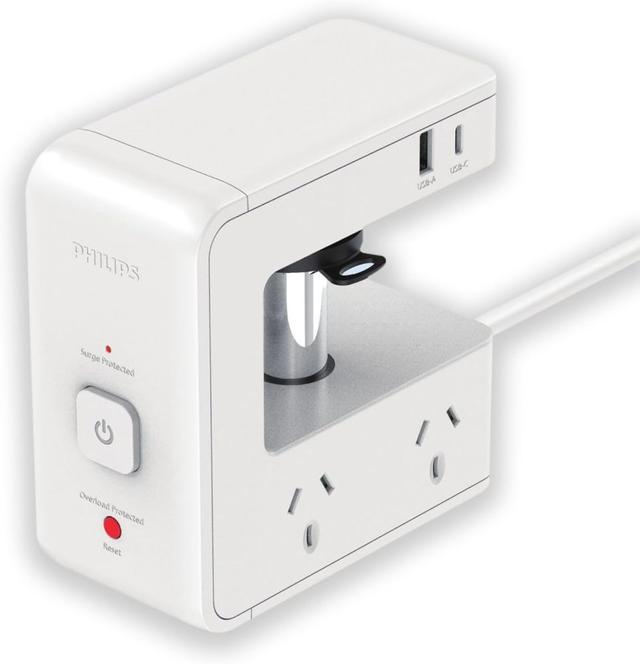 Philips CHP5240 4 Outlet Desk Clamp (AU Plug)