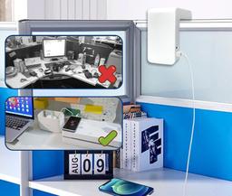 Philips CHP5240 4 Outlet Desk Clamp (AU Plug) - White