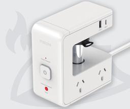 Philips CHP5240 4 Outlet Desk Clamp (AU Plug) - White