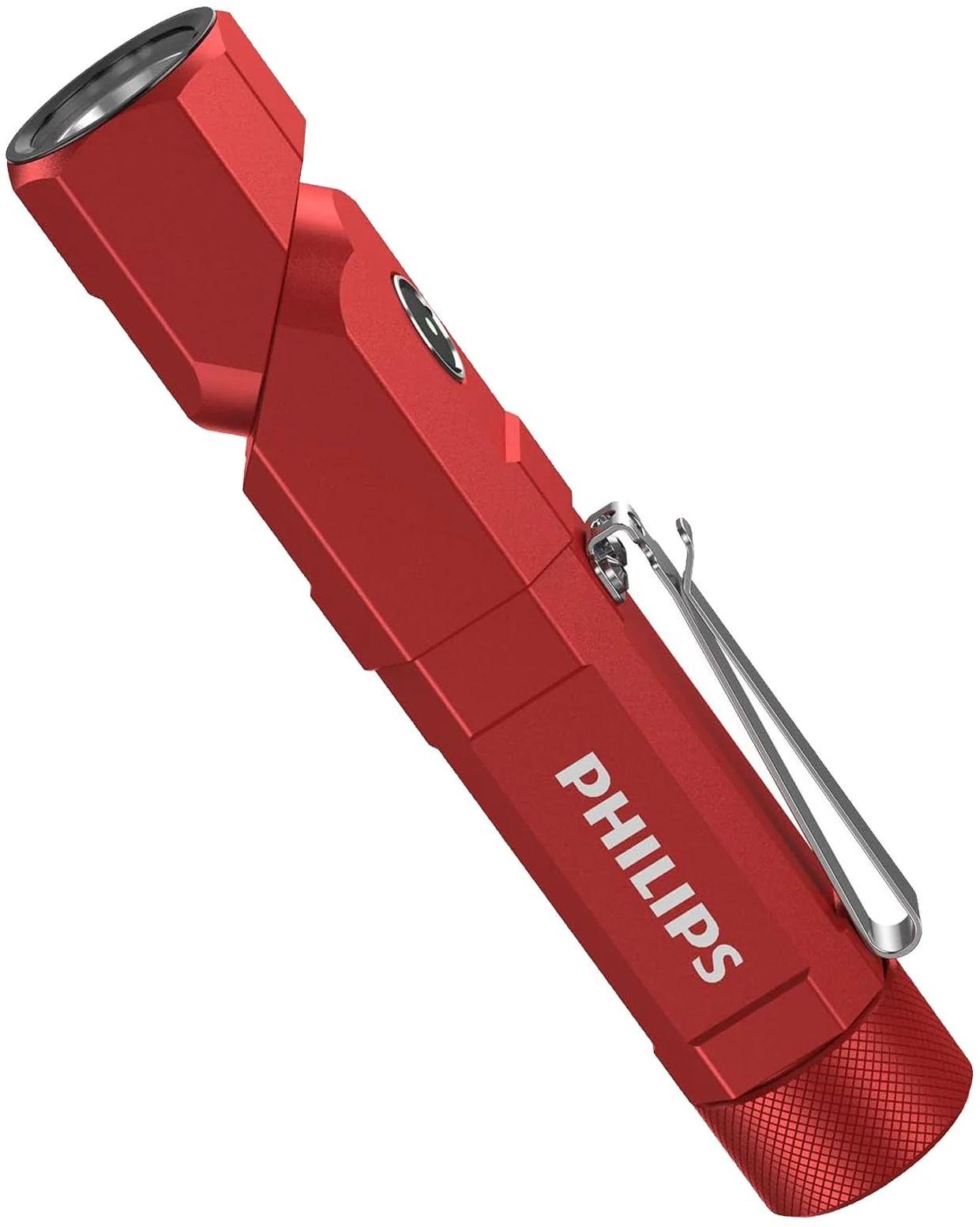 Philips  LED Light Compact Flashlight SFL5806 - Red - Brand New