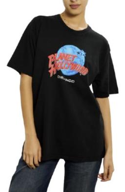 Planet Hollywood 'Orlando' Tee M - Black
