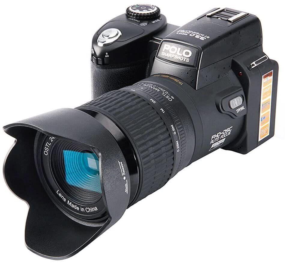 Polo D7200 Professional DSLR Camera - Black