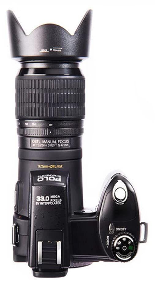 Polo D7200 Professional DSLR Camera - Black