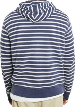 Polo Ralph Lauren Hooded Sweatshirt L - Blue/White