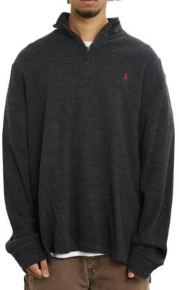 Polo Ralph Lauren Quarter Zip Sweater L - Black