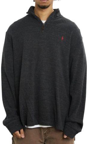 Polo Ralph Lauren Quarter Zip Sweater L - Black