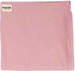 Ponchik Babies + Kids Baby Jersey Rib Wrap - Carnation