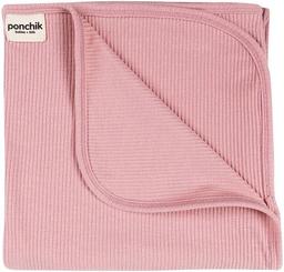 Ponchik Babies + Kids Baby Jersey Rib Wrap - Carnation