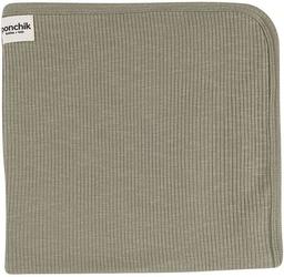 Ponchik Babies + Kids Baby Jersey Rib Wrap - Thyme
