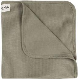 Ponchik Babies + Kids Baby Jersey Rib Wrap - Thyme