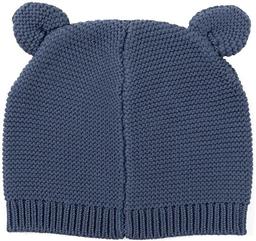 Ponchik Babies + Kids Bear Ear Knit Beanie (3 - 12M) - Slate