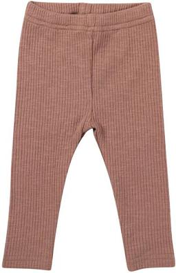 Ponchik Babies + Kids Cotton Ribbed Leggings (5 Years Old) - Crepe