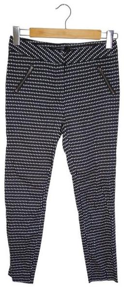Portmans Diamond Patterned Pants 6 - Black