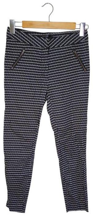 Portmans  Diamond Patterned Pants 6 - Black - Excellent
