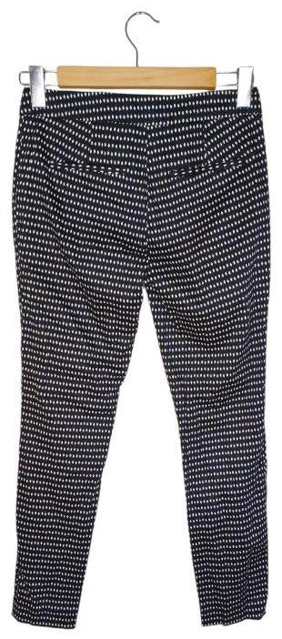 Portmans Diamond Patterned Pants 6 - Black