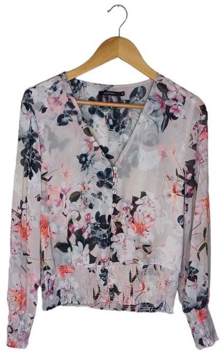 Portmans  Floral Blouse 14 - Pink - Excellent