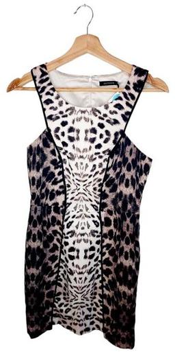 Portmans Patterned Mini Dress 8 - Leopard