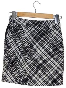 Portmans Patterned Mini Skirt 6 - Black/White