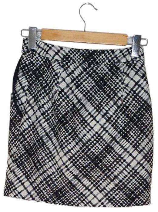 Portmans Patterned Mini Skirt 6 - Black/White