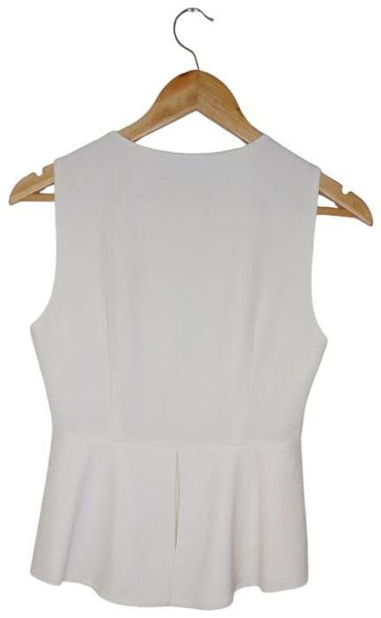 Portmans Peplum Blouse 8 - Cream
