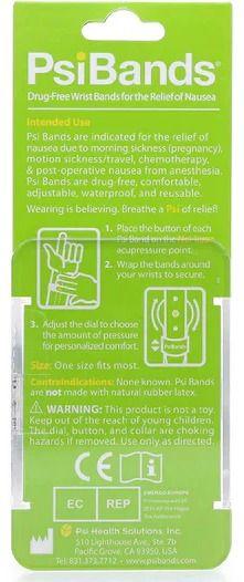 Psi Anti-Nausea Band - Red Color Play