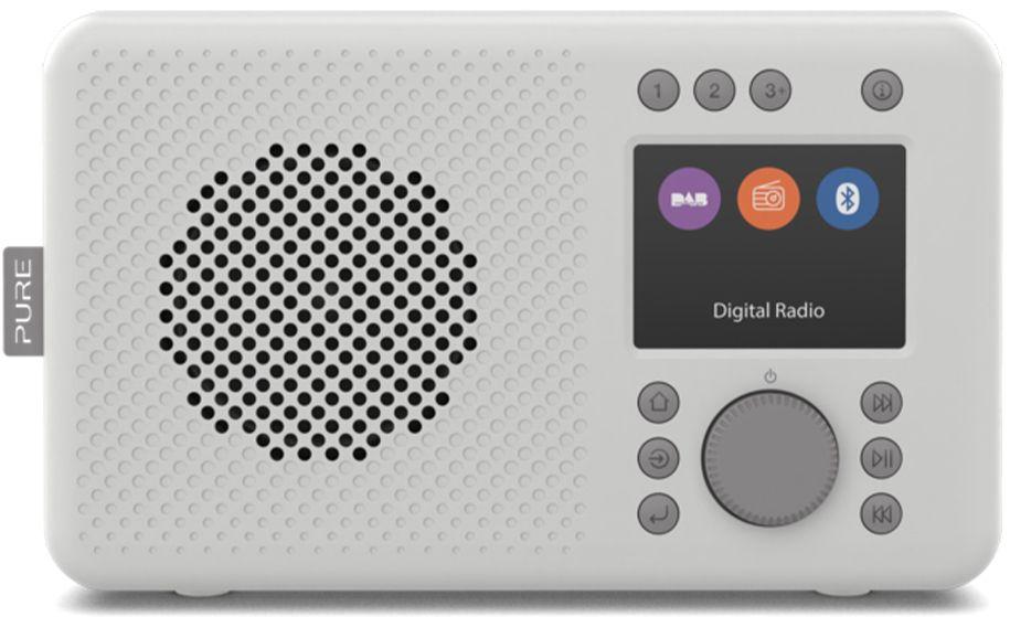 Pure  Elan DAB+ portable DAB+ Radio with Bluetooth - Stone Grey - Brand New