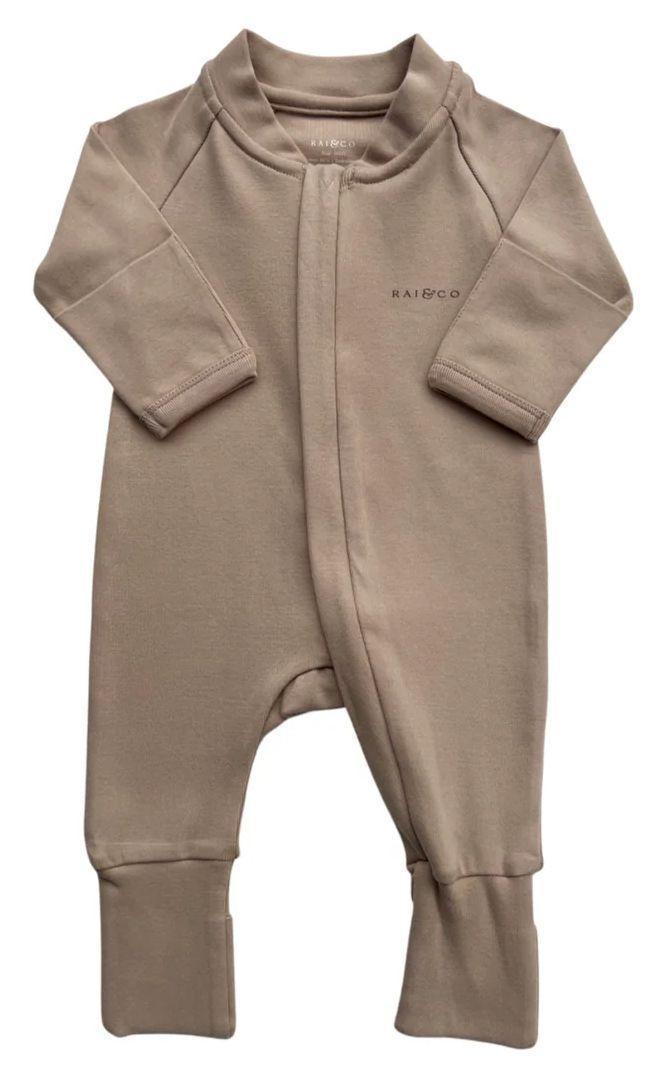 Rai & Co  Apple Jumpsuits (Size 0) - Dark Beige - Over Stock